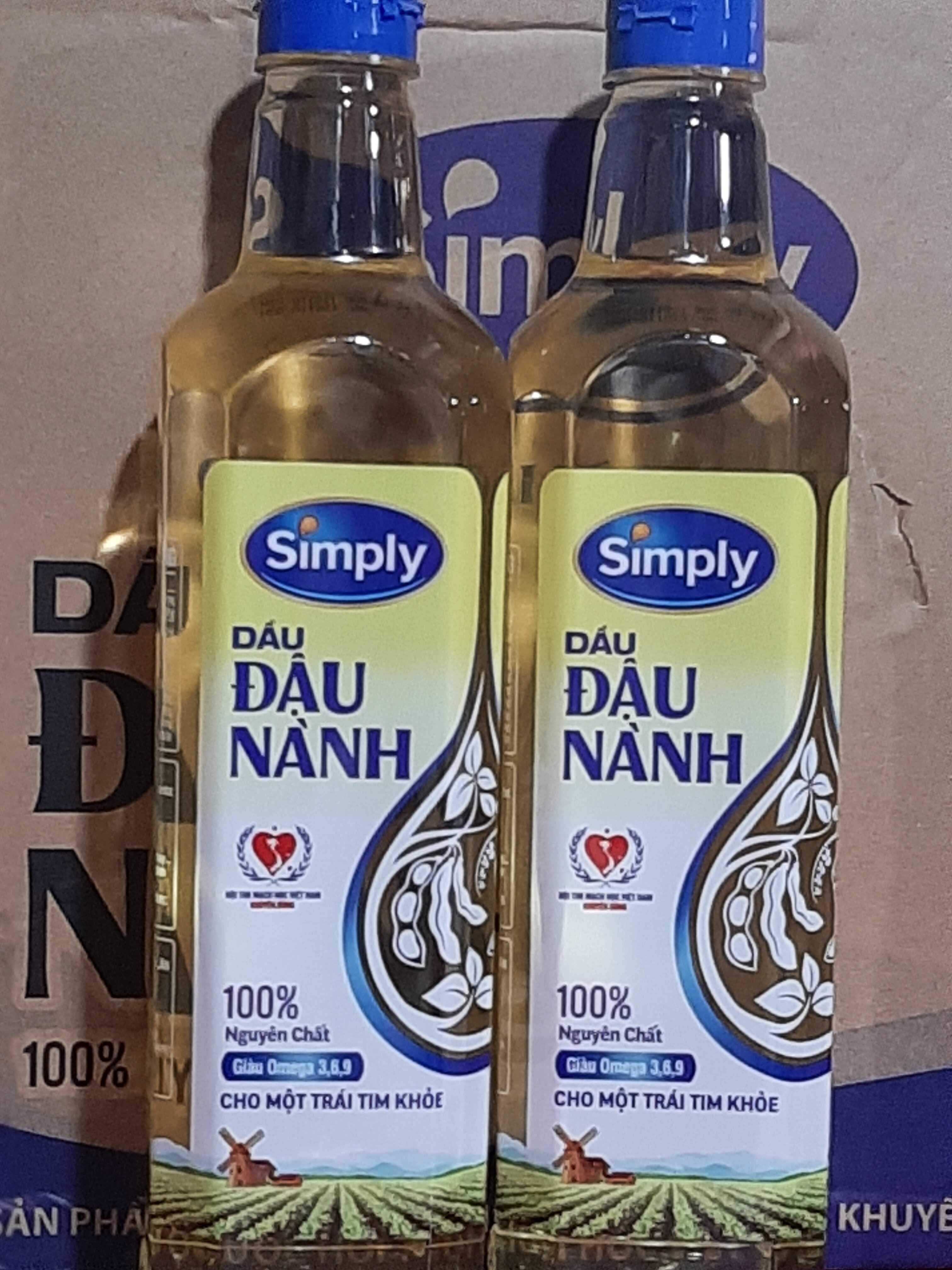 Dầu đậu nành simply 1L