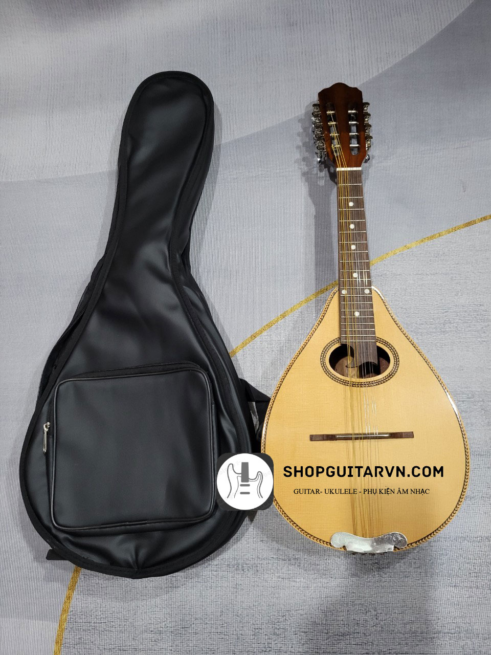 Bao đựng đàn mandolin cao cấp 3 lớp dày chắc chắn bảo vệ tránh va đập tại ShopGuitarVn Store