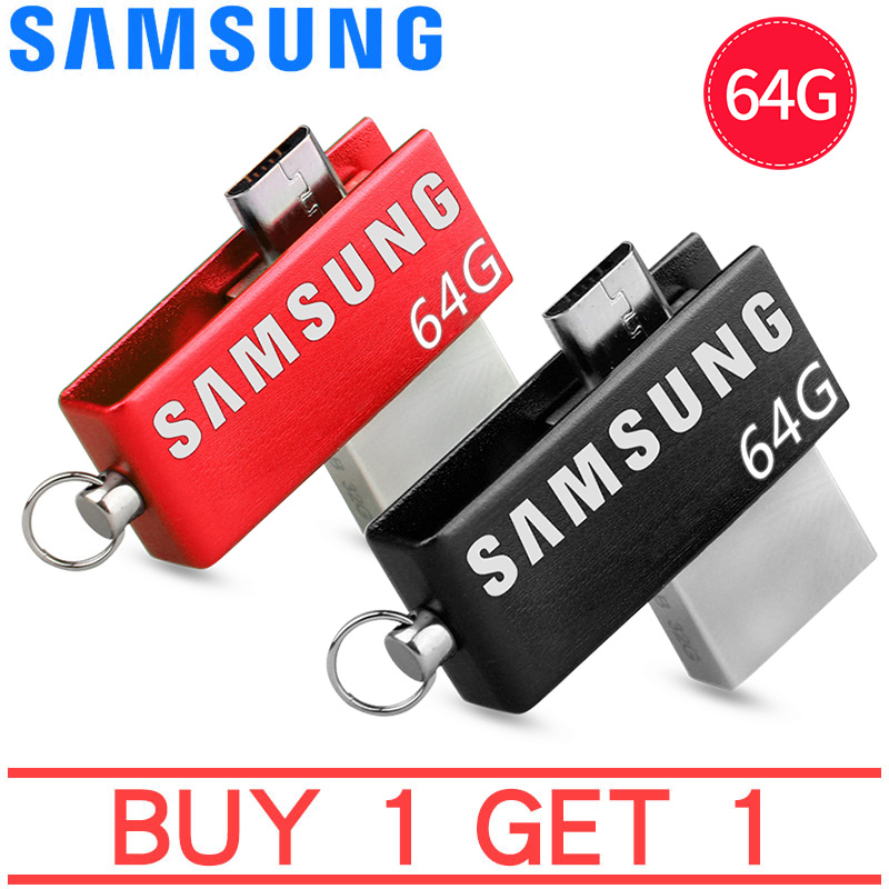 Sản phẩm mới ổ đĩa flash samsung usb otg usb 3.0 ổ đĩa bút mini 64gb micro usb stick