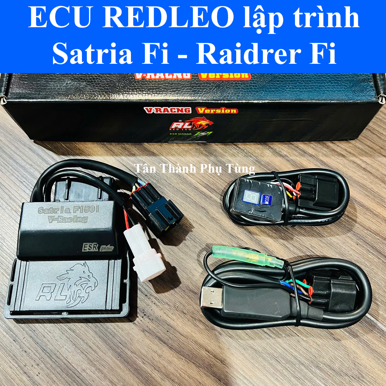 ECU REDLEO Raider Fi, Satria Fi lập trình máy tính