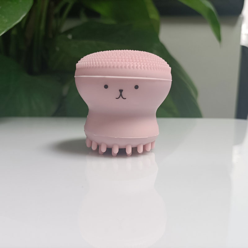 Bạch Tuộc Rửa Mặt, 100% Chất liệu Silicone y tế, Kích thước: 5,3 x 5,4 x 4,3cm SHOPER