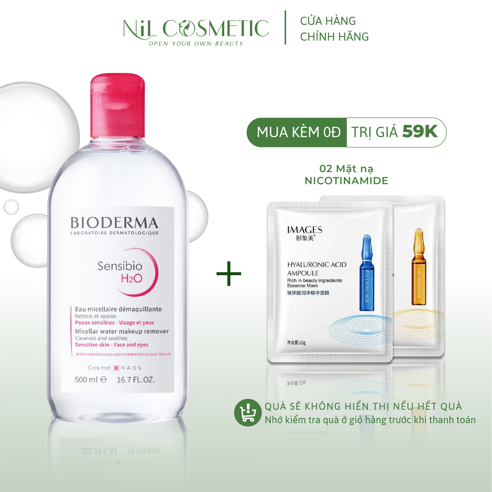 Combo làm sạch Bioderma siêu tiết kiệm 1000ml