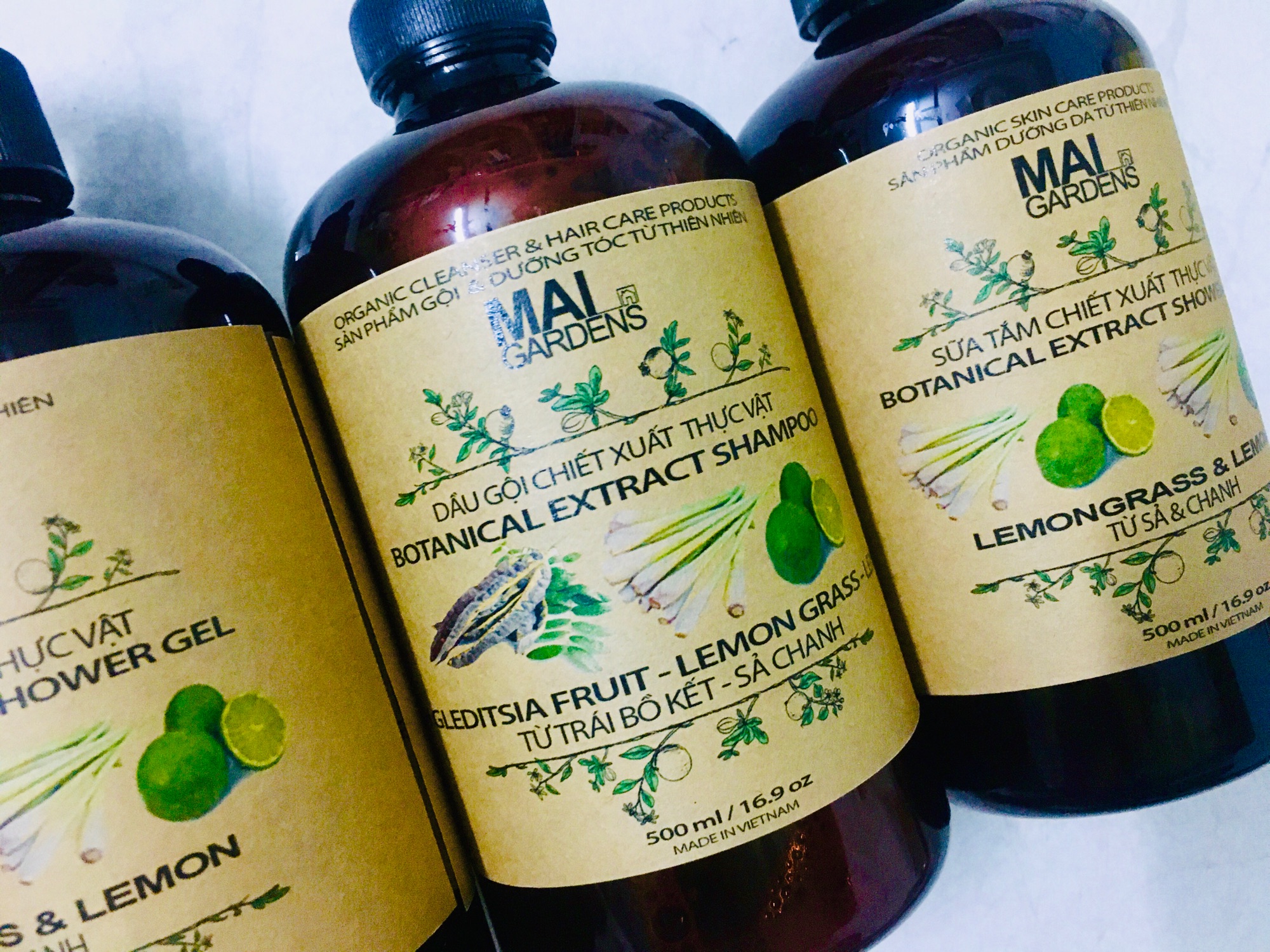 Dầu Gội Bồ Kết, Sả Chanh