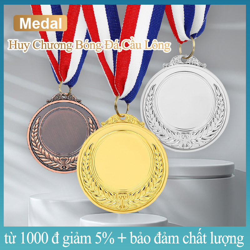 Lưu Niệm Huy Chương Bóng Đá,Huy Chương Bông Lúa Kim Loại,Huy Chương bóng đá bóng chuyền cầu lông