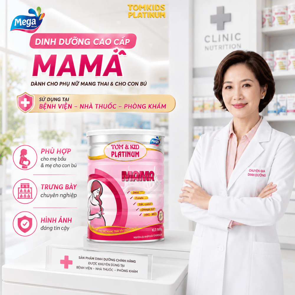 Sữa Bột MAMA Cho Mẹ Bổ Sung Dưỡng Chất Trong Thời Gian Có Bầu, Bổ Sung Sức Đề Kháng Tăng Cường Sức Khỏe Cho Mẹ Và Bé