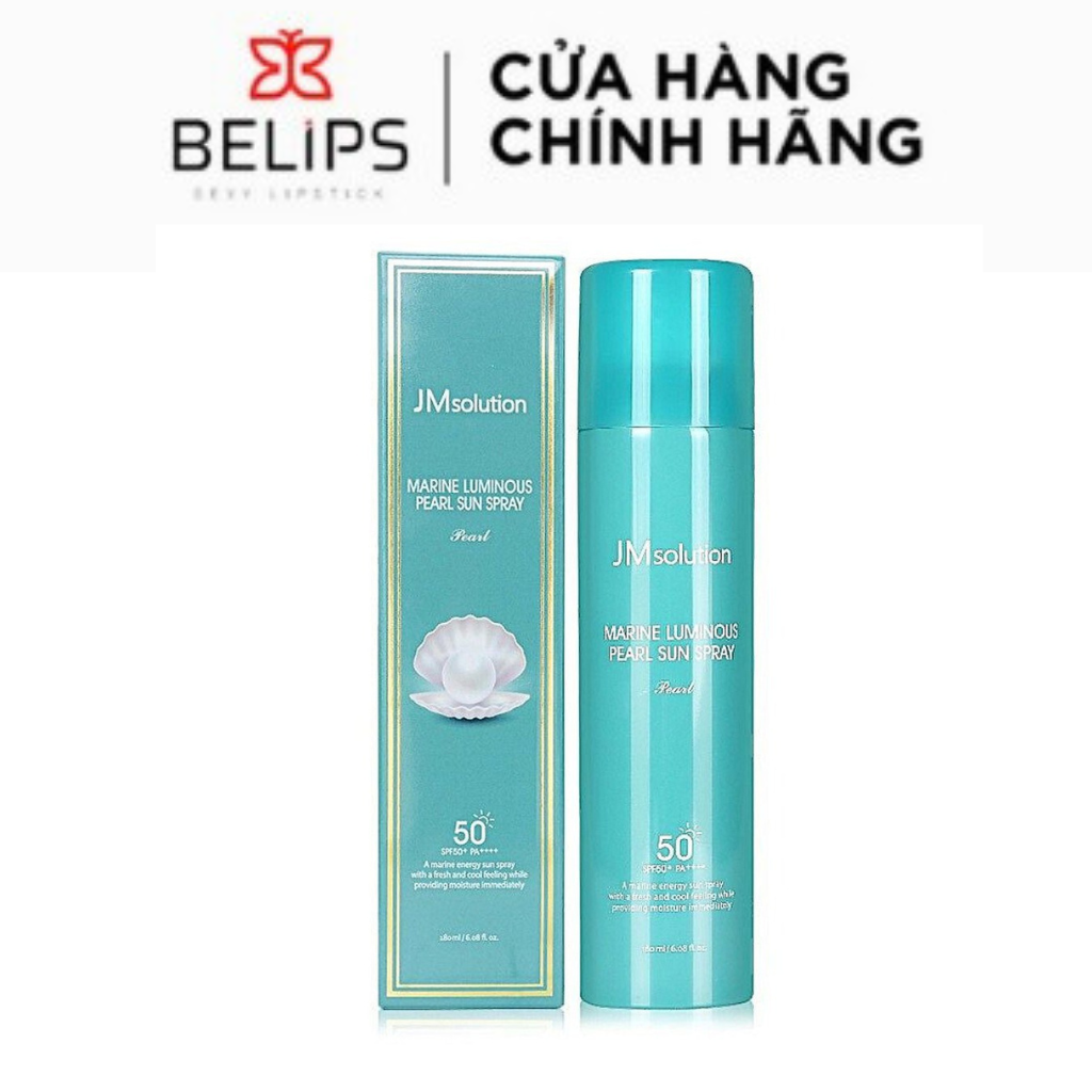 Xịt chống nắng jm solution xanh hồng chính hãng hàn quốc 180ml - belips