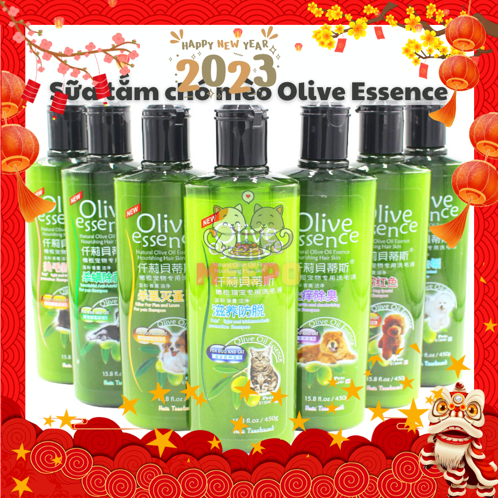 Sữa tắm chó mèo Olive Essence