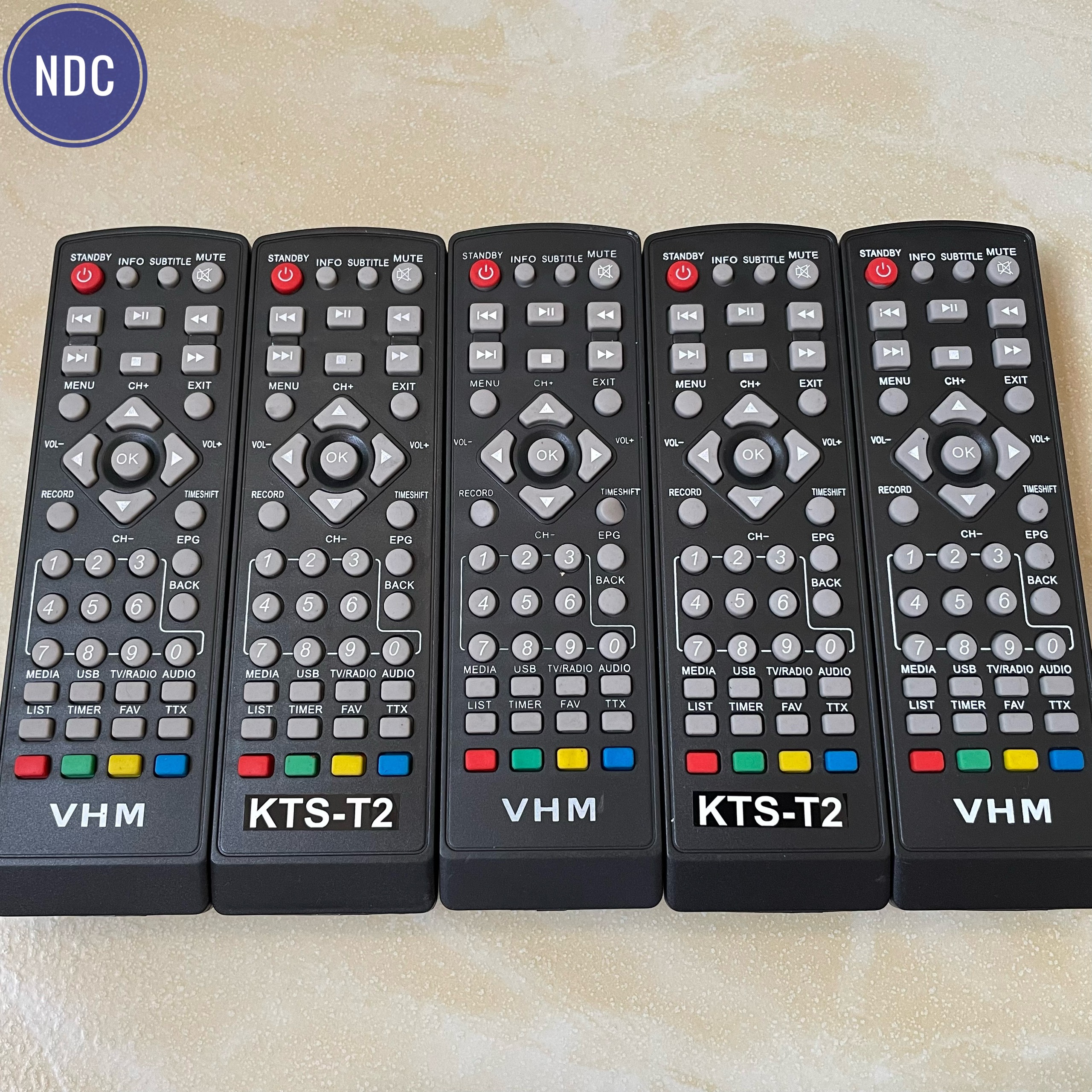 Remote Đầu Chảo Miễn Phí Vinasat HD02, VIC, Đầu Mặt Đất TOPT2, KTST2
