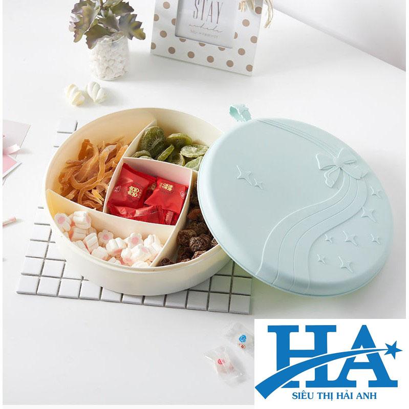 Khay mứt, khay đựng mứt tết, khay đựng bánh mứt hình tròn, khay đựng mức tết loại đẹp, hộp đựng mứt tết GDSU12