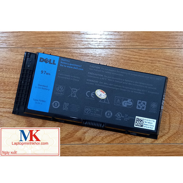 Pin laptop dell precision m4600 m4700 m6600 m6800