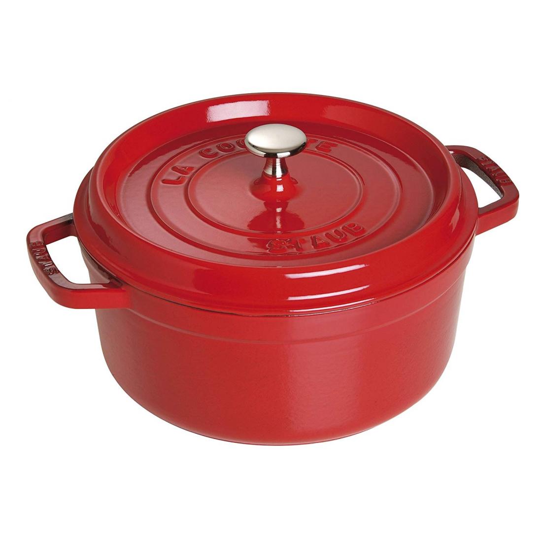 Nồi gang staub 24cm, 3,8l, đỏ