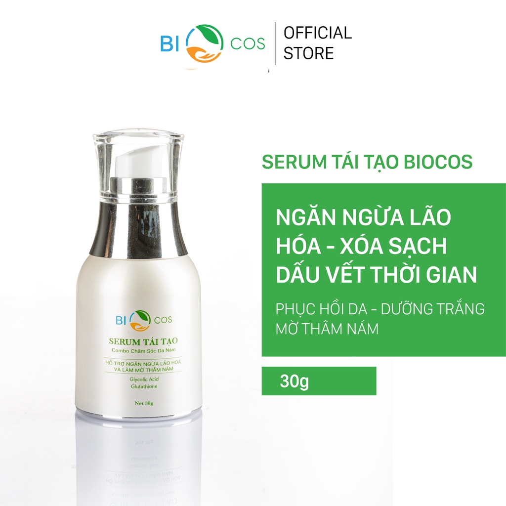 Serum tái tạo da bio cosmetics ngăn ngừa lão hóa và làm mờ tàn nhang, vết thâm 30g