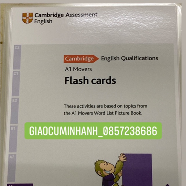 Flashcard luyện thi cambridge movers - 158 thẻ