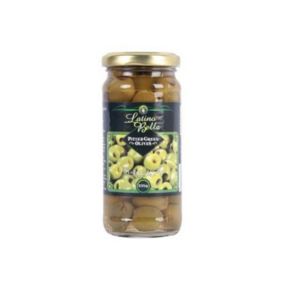 Trái Olive Xanh Nhân Tỏi Latino Bella 235gr/ Trái Oliu Xanh/ Garlic Stuffed OLives - Tây Ban Nha