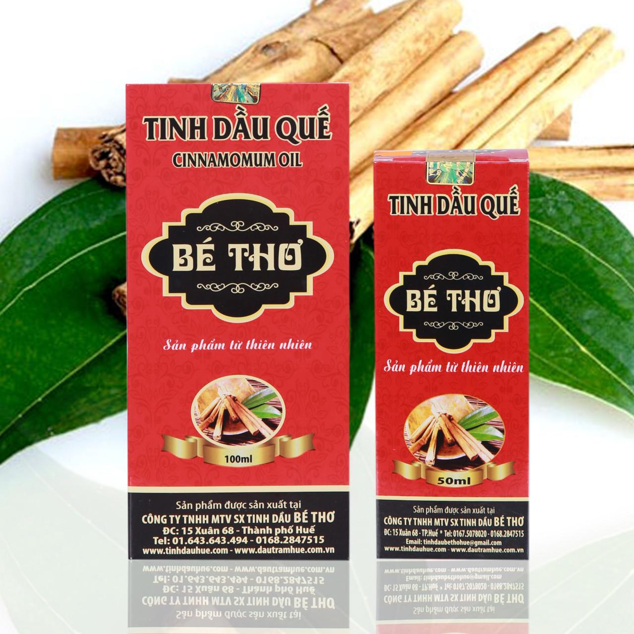 Tinh dầu Quế 100ml khử mùi đuổi muỗi giảm ho