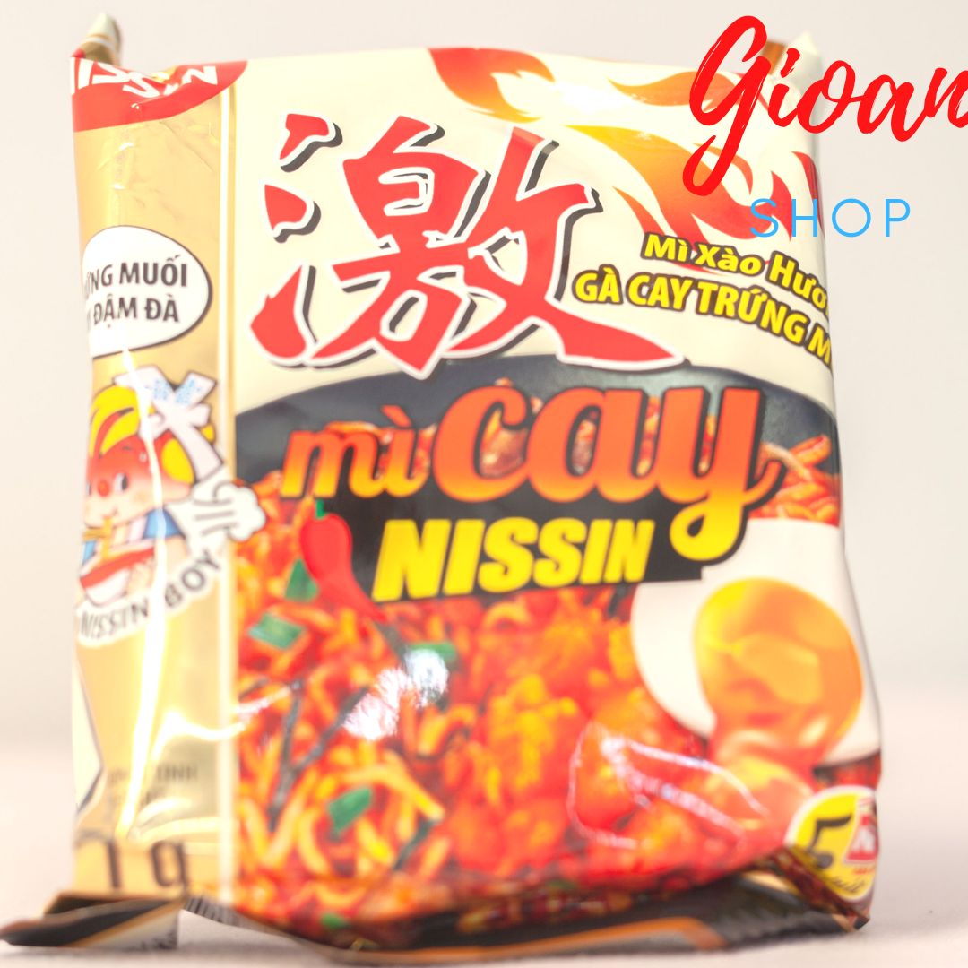 Mì cay hàn quốc nissin mỳ cay trứng muối , mì cay hàn quốc nisin