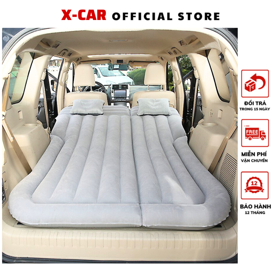 Đệm hơi ô tô tiện lợi D210 dành cho tất cả dòng xe  7 chỗ (Nhiều màu)