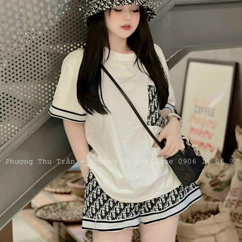 [freeship]đồ bộ nữ mặc ở nhà chất liệu thun tixi co giãn áo thun ngắn tay form rộng và quần đùi có túi cao cấp dể thương GIRLY STORE