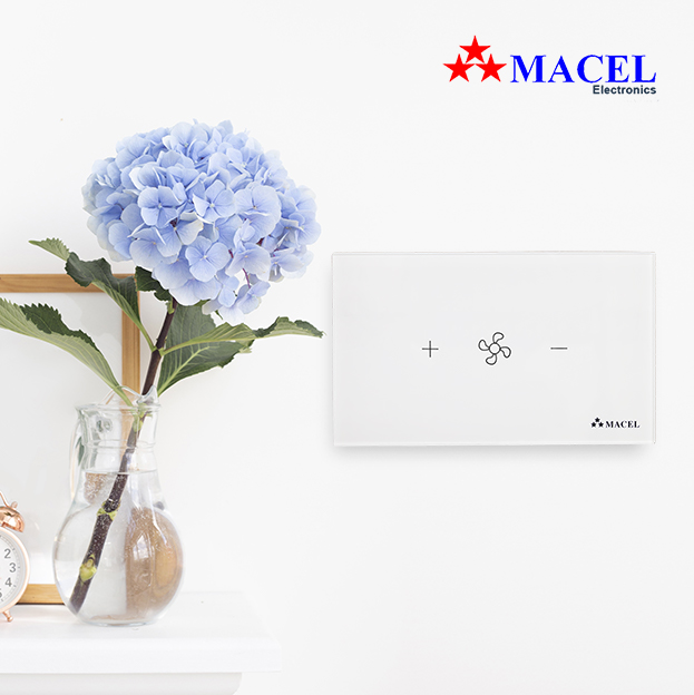 Công tắc cảm ứng thông minh Macel - điều khiển quạt trần qua ứng dụng