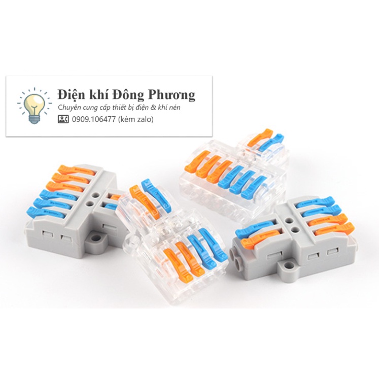 Cút nối dây điện spl-424, spl-426; 2 đầu ra 6 đầu - 32a 250v/ 600v.