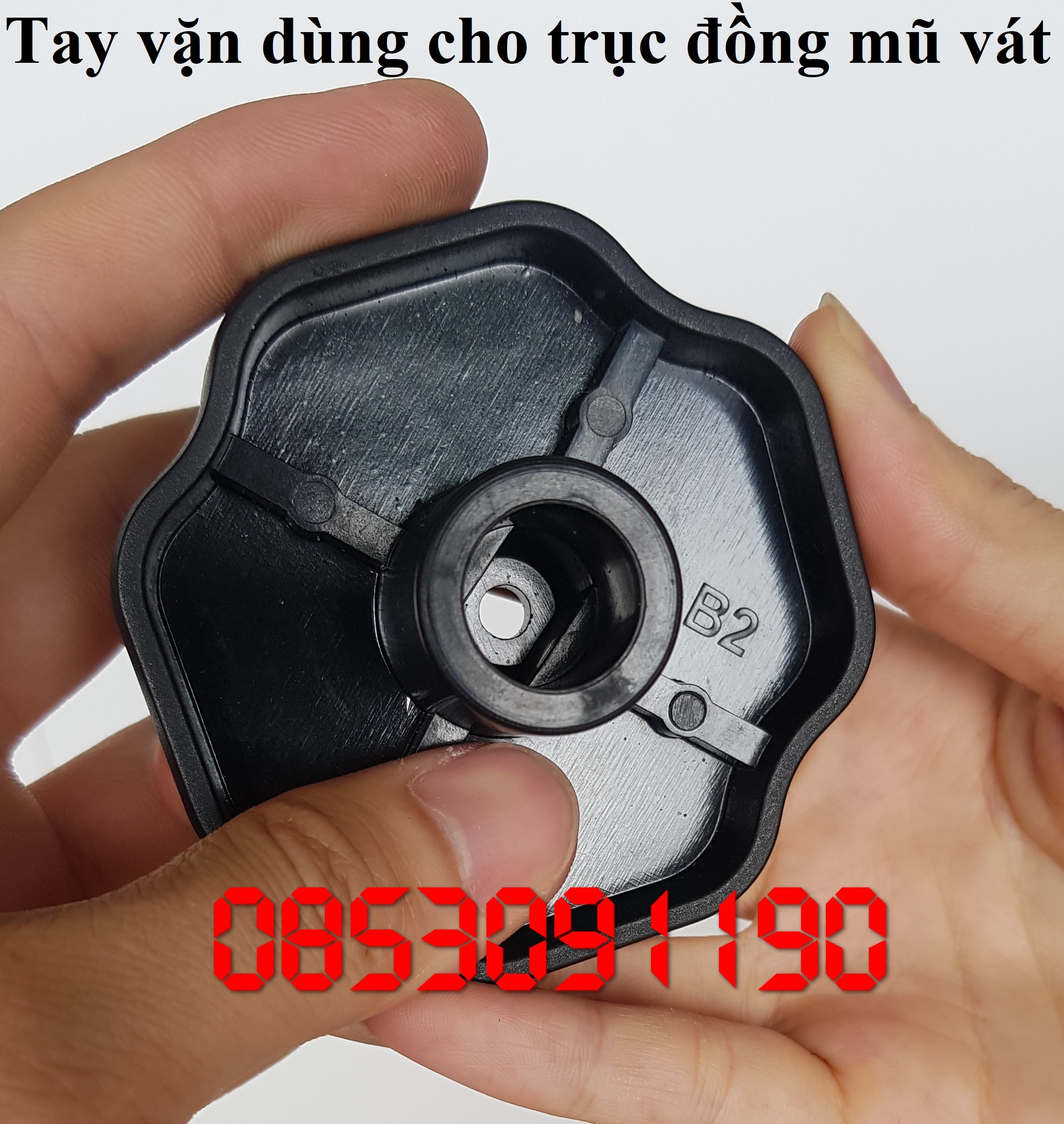 Tay vặn - núm vặn nồi áp suất ga 2 quai bằng nhựa chịu nhiệt