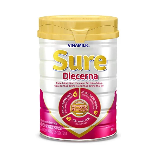 Sữa bột Vinamilk Sure Diecerna 900g