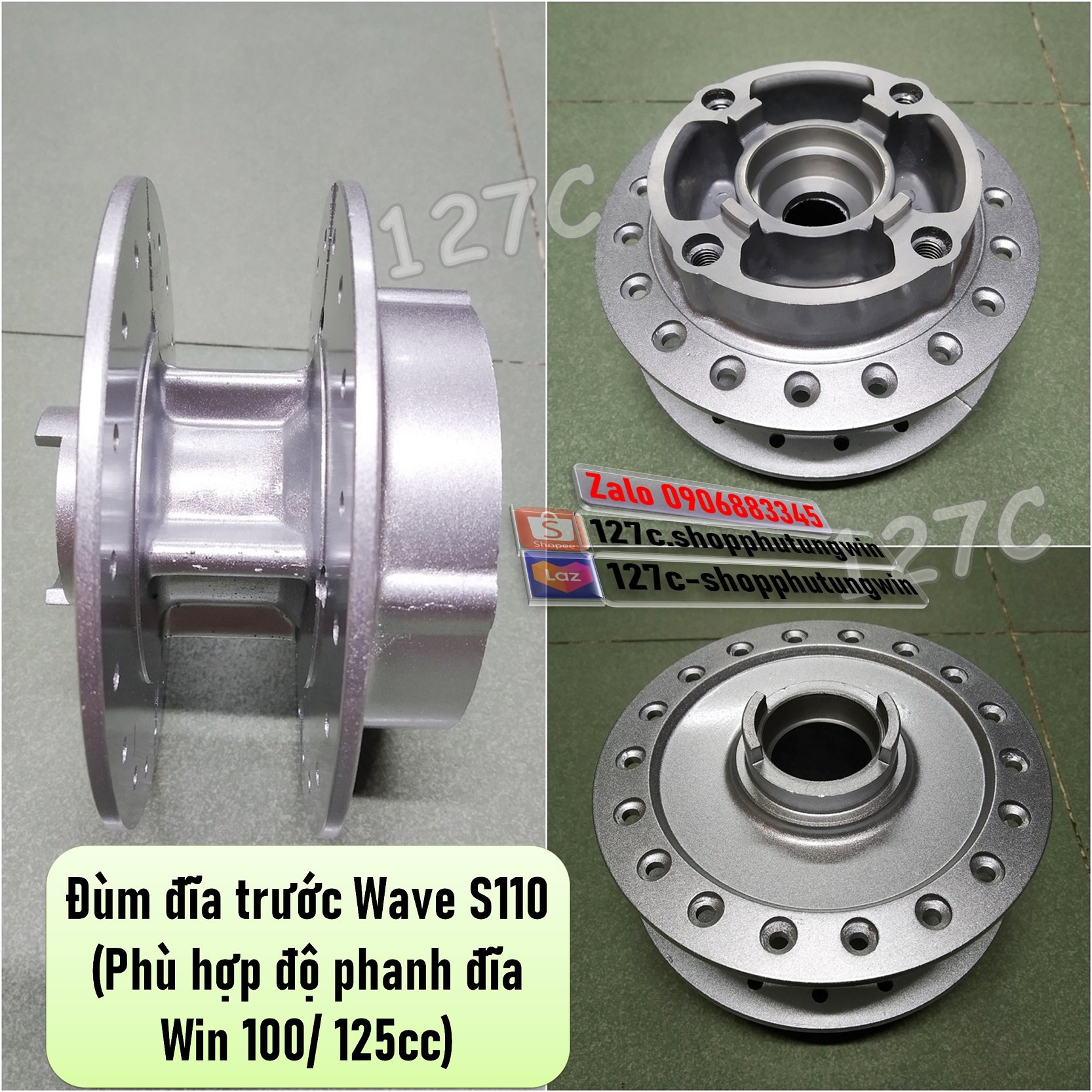 Đùm đĩa trước wave s110