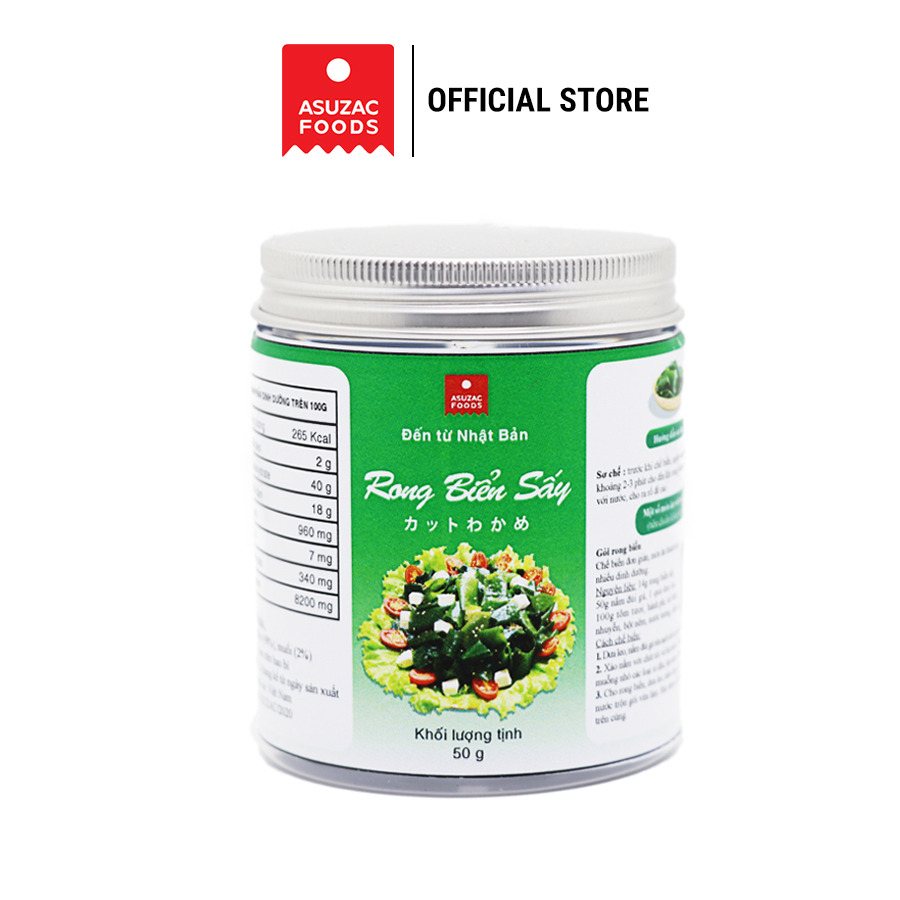 Rong biển sấy Asuzac hũ 50g