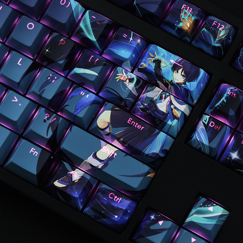 Custom anime Keyboard Wrist Rest - Hirosart