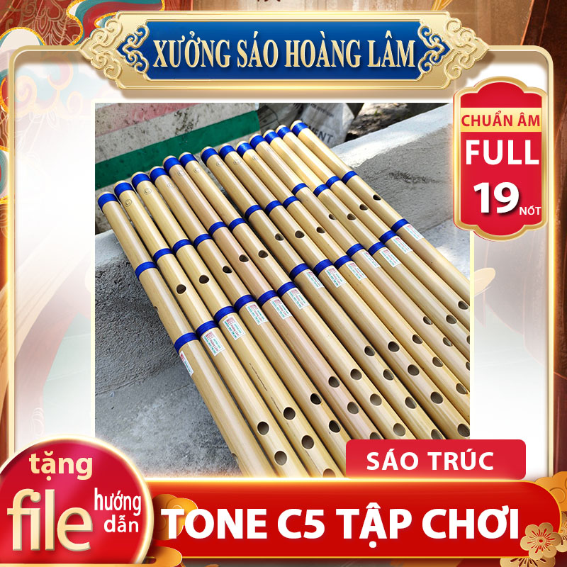 Sáo chuẩn âm cho người mới bắt đầu học thổi sáo Xưởng Sáo Hoàng Lâm