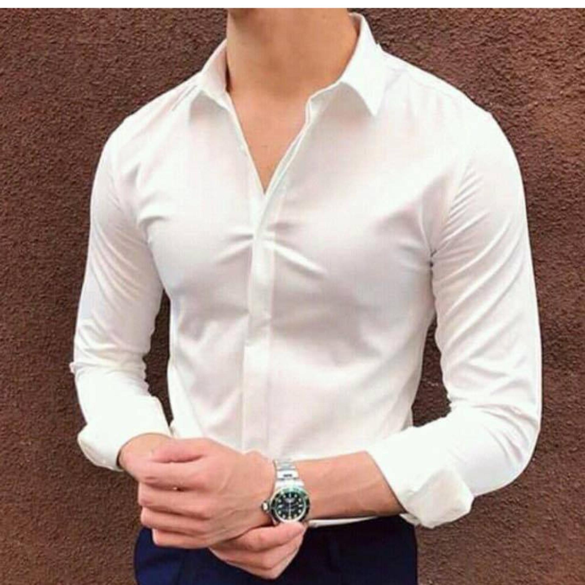 Giảm Giá Áo Sơ Mi Nam Nẹp Che Cúc Sm03 Loại Tốt - Beecost