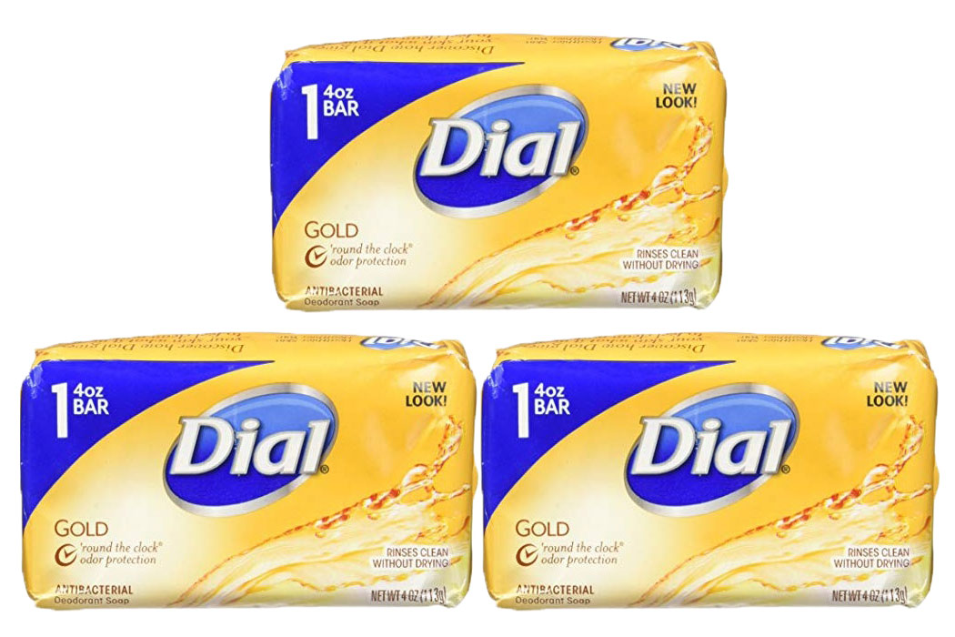 Combo 03 cục xà bông dial gold 113g/cục