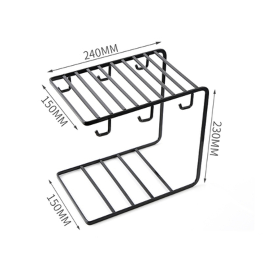 Giá treo ly, cốc, chén uống nước kiểu dáng đơn giản, hiện đại