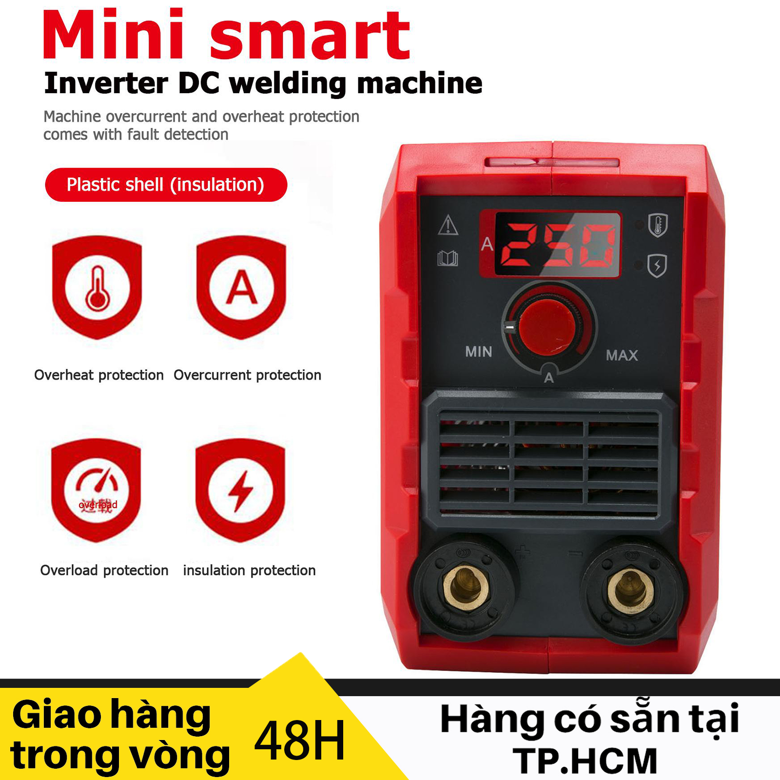 Máy hàn điện tử MMA250 hàng, máy hàn điện tử, máy hàn que, may han mini