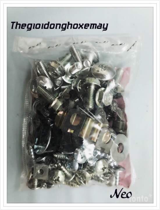 Bộ ốc vỏ nhựa xe máy ( ốc dàn áo) future neo