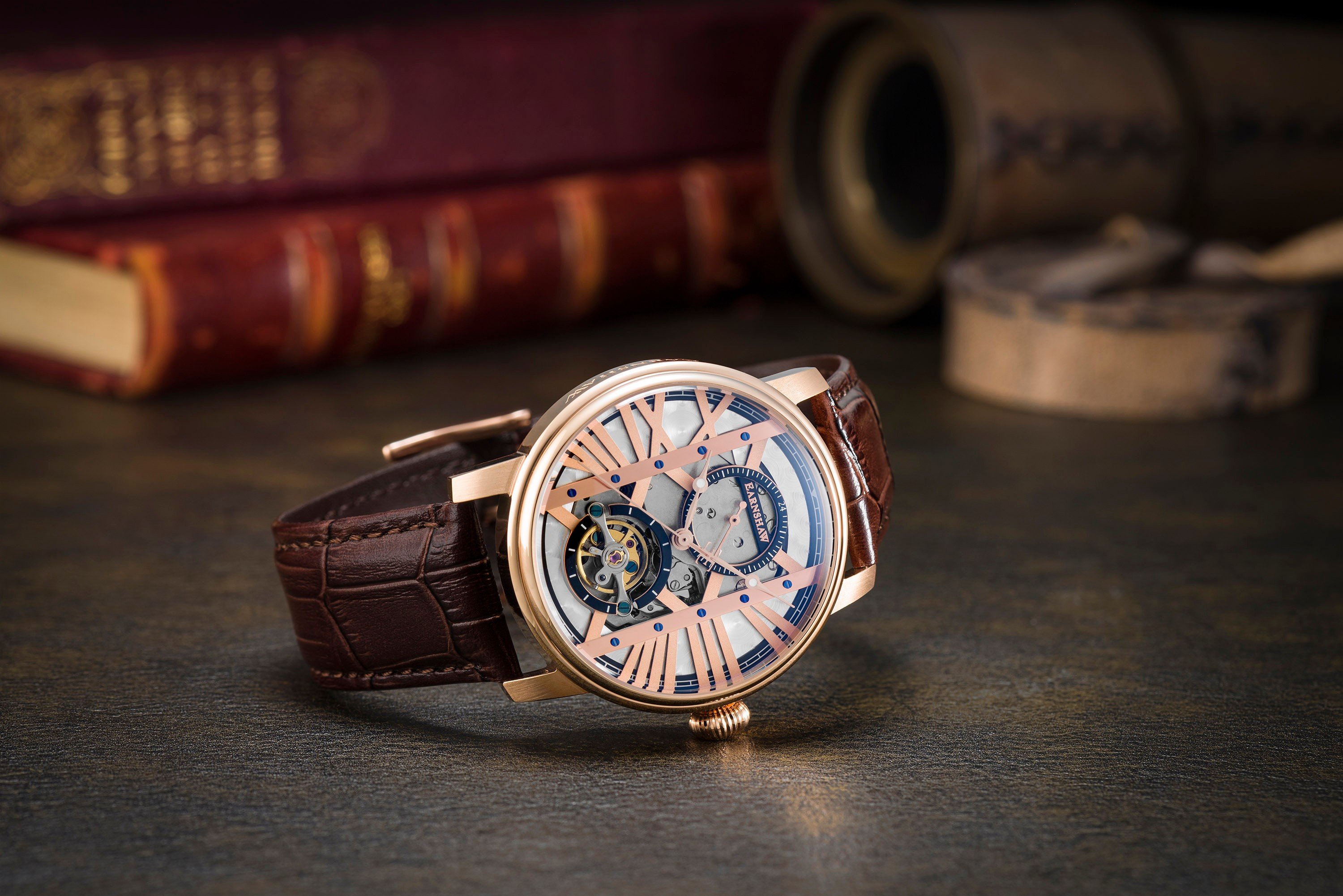 Đồng hồ Nam Thomas Earnshaw Westminster Automatic Rose Dial Men's