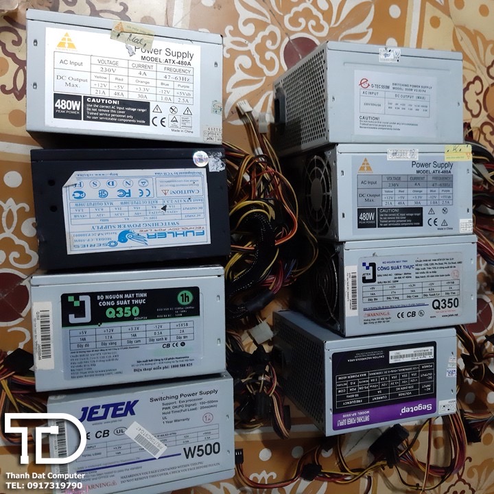 Nguồn máy tính công xuất thực 500w có nguồn phụ cho card màn hình