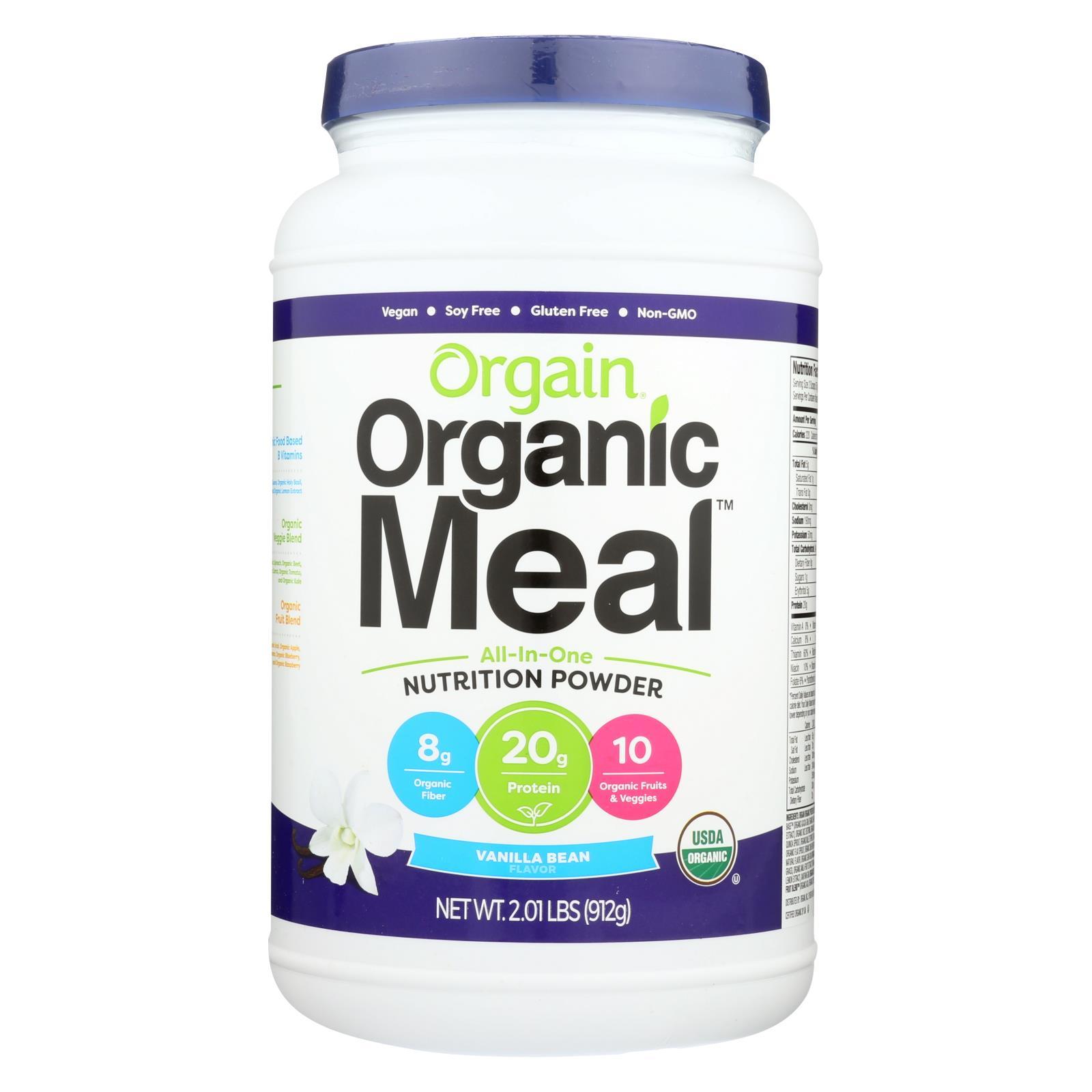 Bột đạm protein & superfoods hữu cơ thay thế bữa ăn All-in-one Orgain 912g