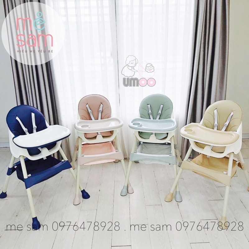 Ghế ăn dặm umoo không bánh xe