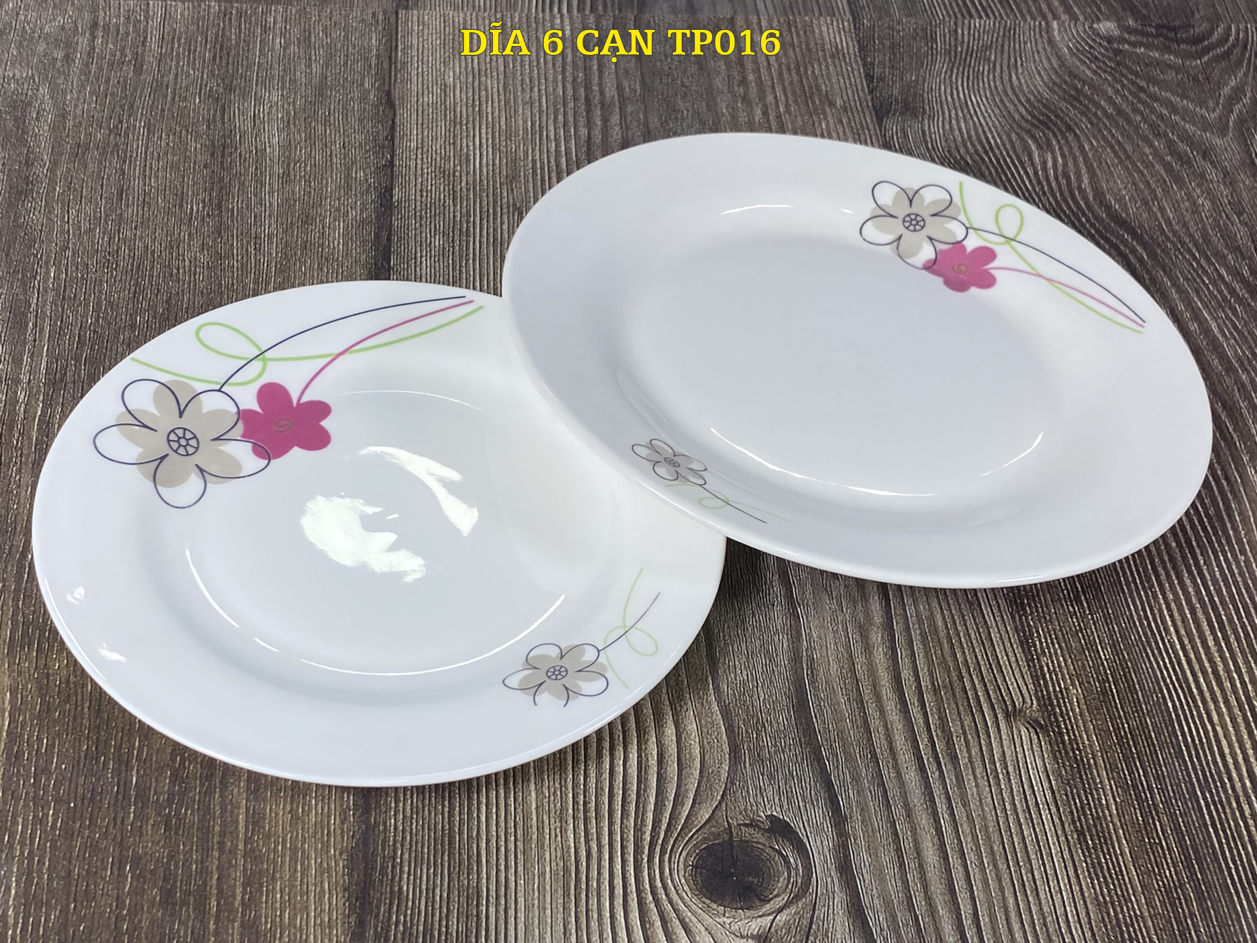 Đĩa 6 cạn tp016 sứ bát bảo cao cấp, since_1977