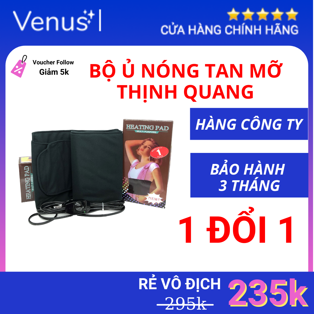 [Hàng công ty Bảo hành 3 tháng] Đai ủ nóng điện tan mỡ giảm Eo, Ủ nóng Bụng tan mỡ bụng
