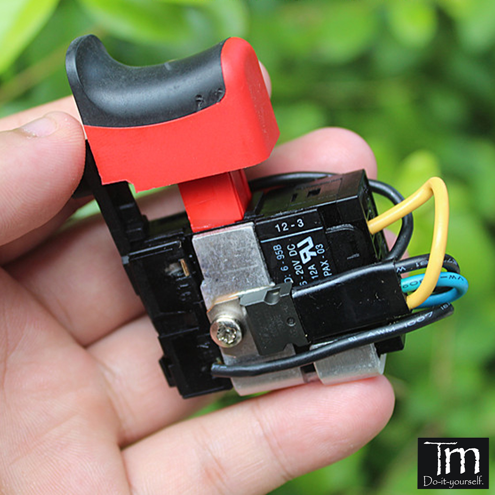 Công tắc điều tốc đảo chiều cò máy khoan pin 5-24v