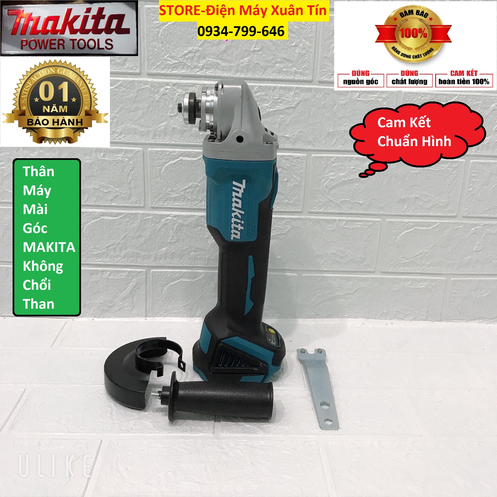 Thân máy mài góc makita dga540.không chổi than