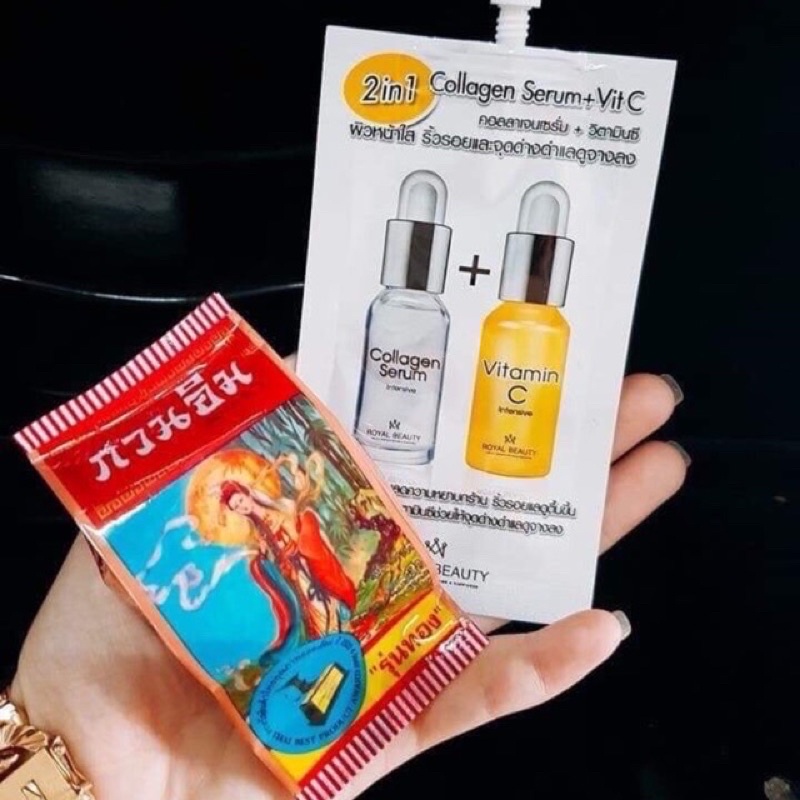 ❣️kem sâm cô tiên thái + serum c❣️