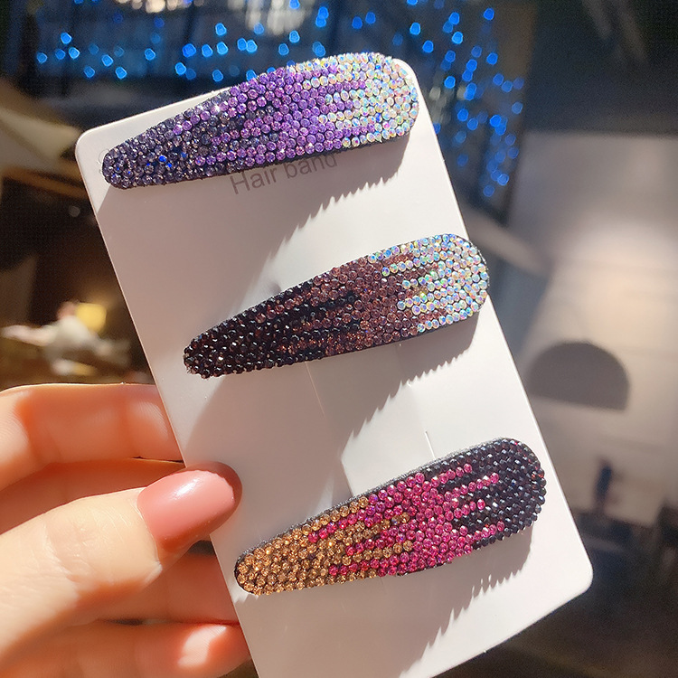 [HCM]KẸP BẤM TÓC MÁI ĐÍNH ĐÁ MÀU HÌNH CÁNH HOA CHO BẠN GÁI