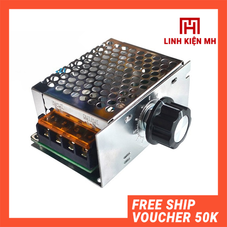 Mạch điều tốc 220v 4000w - dimer ac220v 4000w dr40 điều khiển điện áp