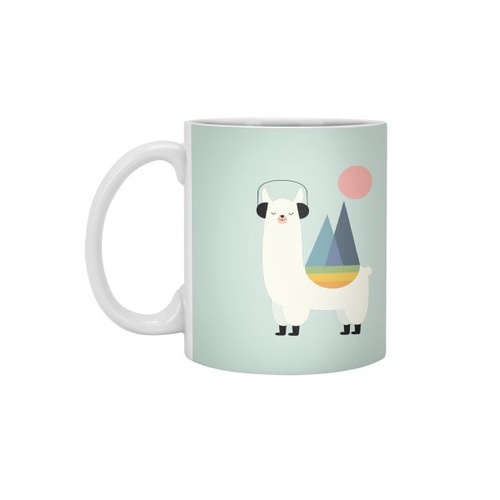 Ly Cốc Sứ Cao Cấp hình Llamazing