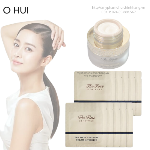 Xả hàng giá sỉ Combo 10 Gói Kem Dưỡng Tái Tạo Da Ohui The First Geniture Cream Intensive sample cao cấp trẻ hoá làn da