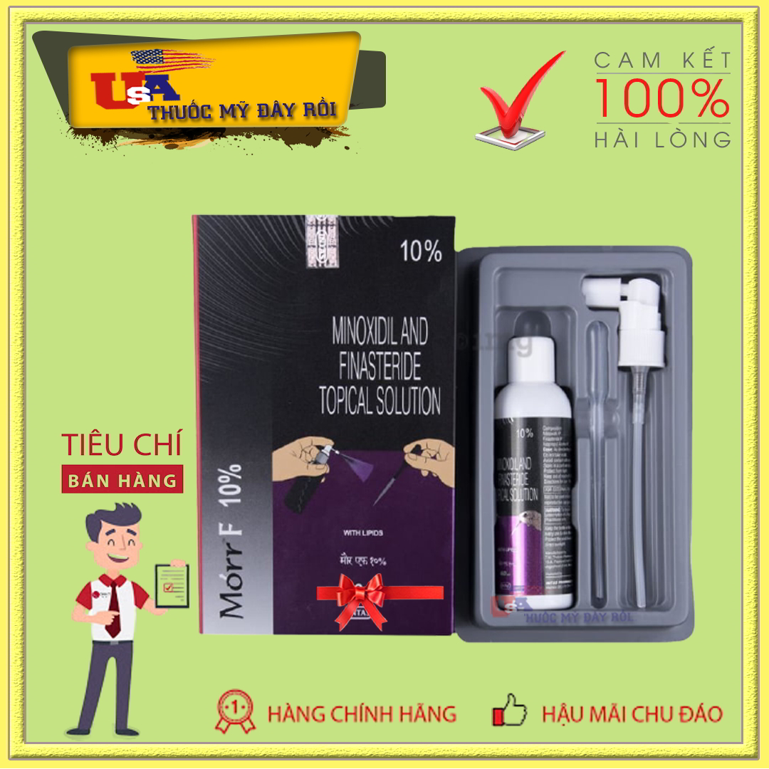 Tặng peo kích mọc - dung dịch mọc tóc morr f10% & finasteride