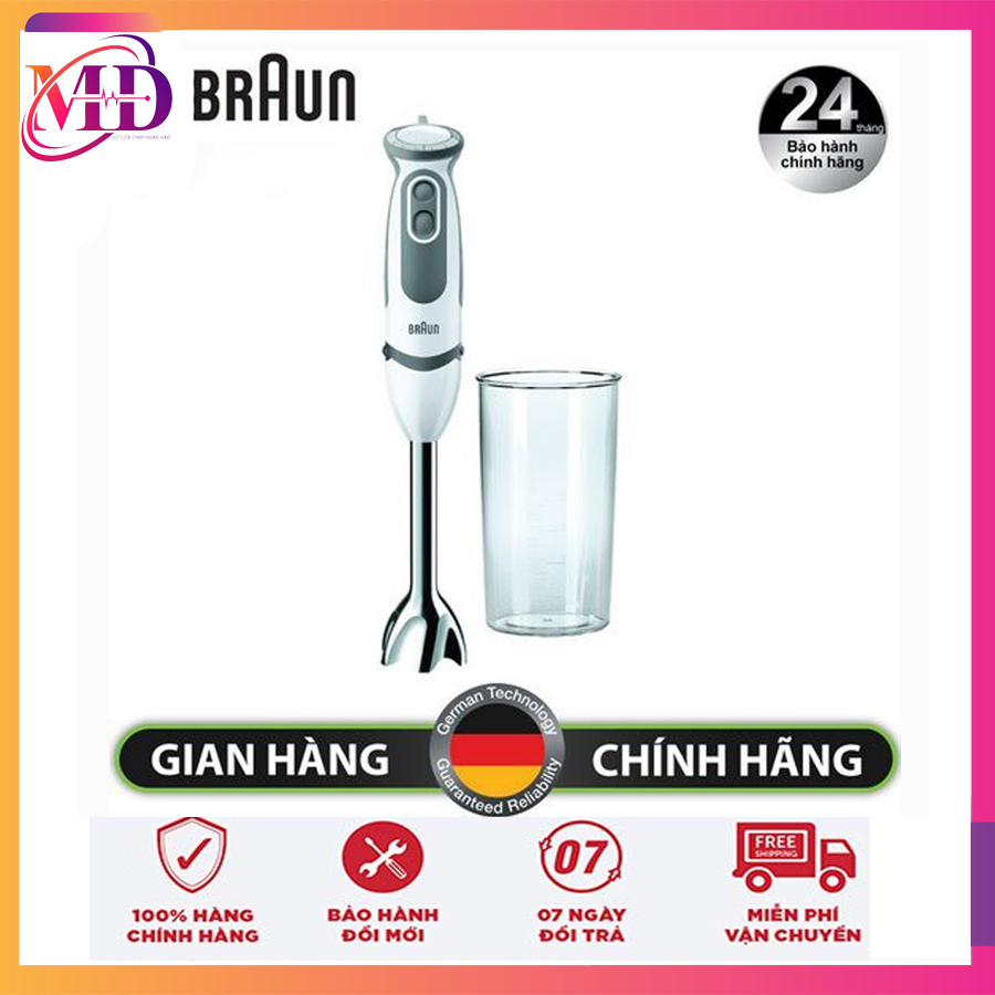 [BẢO HÀNH CHÍNH HÃNG] Máy xay cầm tay Braun MQ5200 sản xuất Rumani
